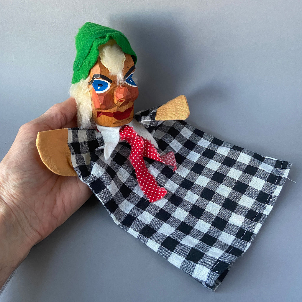 Sieve Puppet Vintage BOY Hand Puppet by Lotte Sievers-Hahn ~ 1970-80s – Once Upon A ...