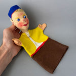 KERSA Boy Hand Puppet ~ 1960s