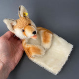 STEIFF Fox Hand Puppet ~ 1952-58 Rare!