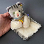 STEIFF Tabby Cat Hand Puppet ~ ALL IDs 1968-78