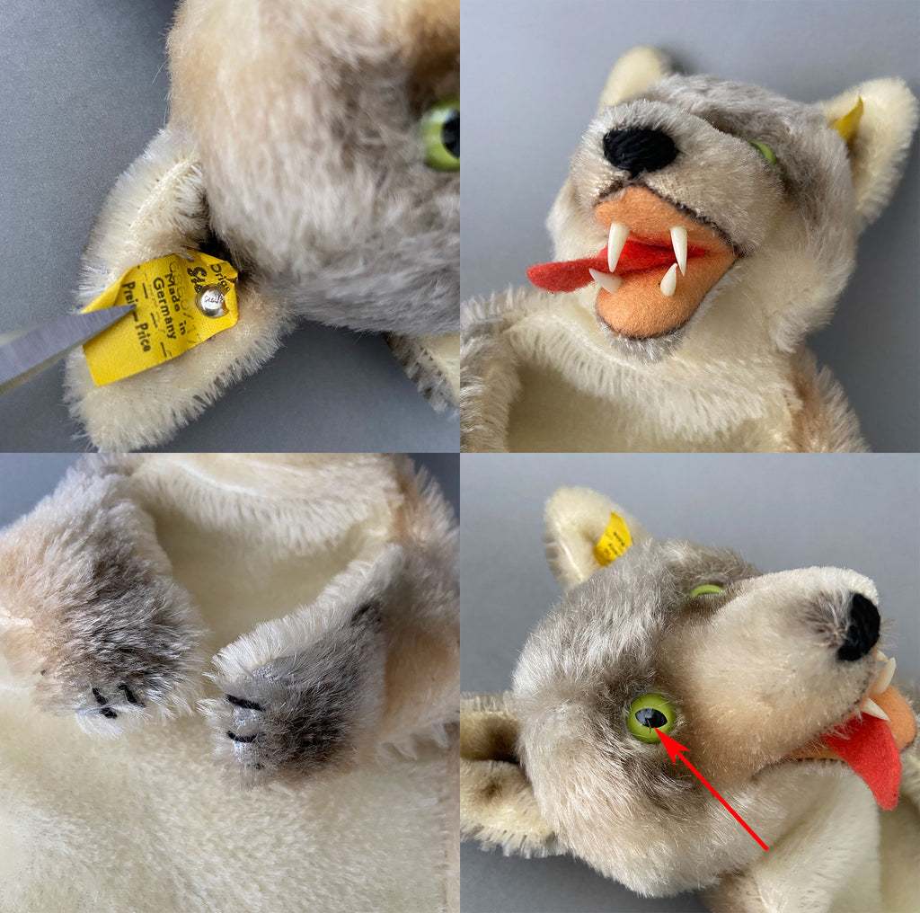 Vintage STEIFF Loopy Wolf Hand Puppet ~ 1960-70s – Once Upon A Puppet