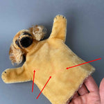 STEIFF Peky Pekingese Hand Puppet ~ 1963-64 Rare!