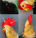 STEIFF Rooster Hand Puppet ~ 1968-74 Rare!