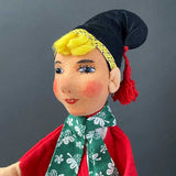 Else Hecht Blond Boy Hand Puppet ~ 1960s Rare!