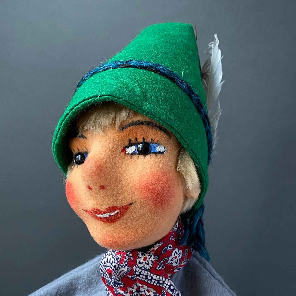 Else Hecht Vintage Else Hecht Boy Hand Puppet Doll ~ 1960s Rare! – Once Upon A Puppet