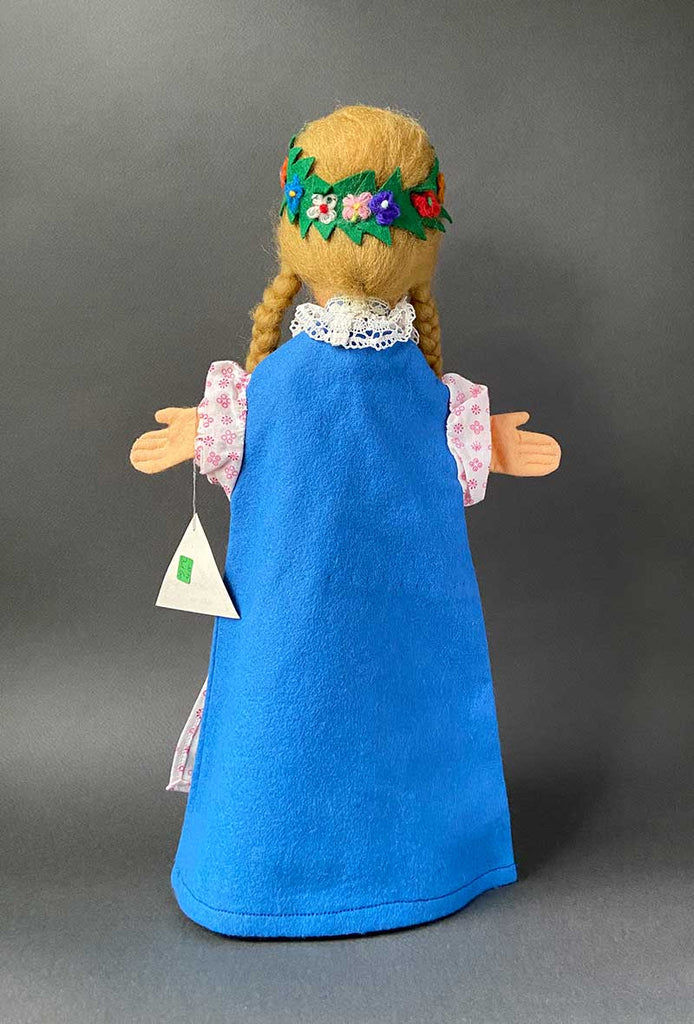 Else Hecht Vintage Else Hecht Girl Hand Puppet Doll ~ 1960s Rare! – Once Upon A Puppet