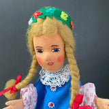 Else Hecht Girl Hand Puppet ~ 1960s Rare!