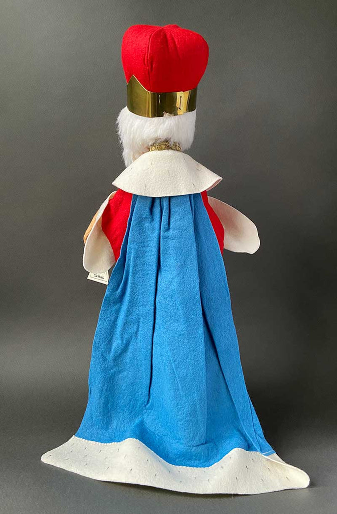 Else Hecht Vintage Else Hecht King Hand Puppet Doll ~ 1960s Rare! – Once Upon A Puppet
