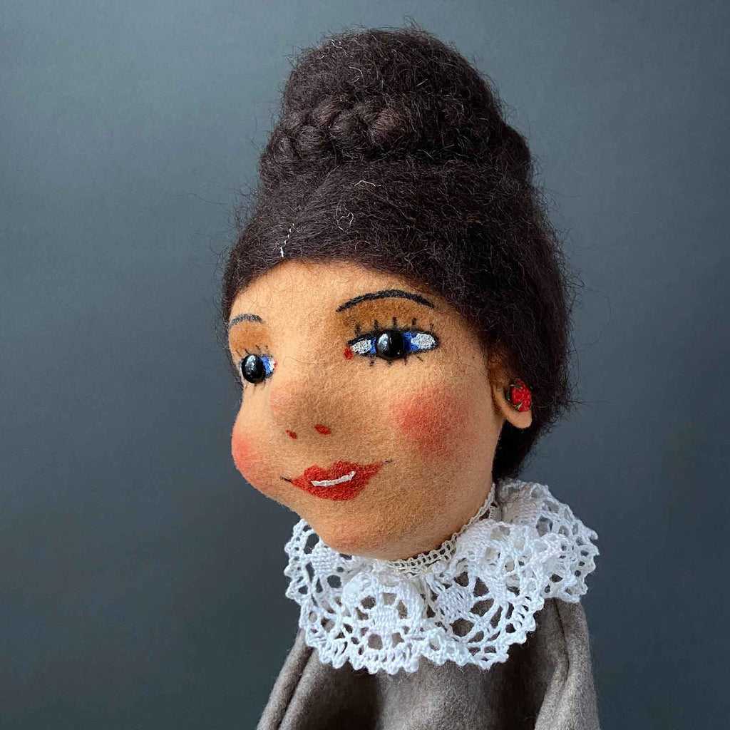 Else Hecht Vintage Else Hecht Lady Hand Puppet Doll ~ 1960s Rare! – Once Upon A Puppet