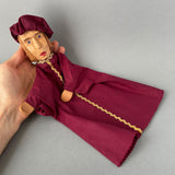 PRINCE Hand Puppet ~ Decor-Spielzeug Swiss Made Toy 1950s