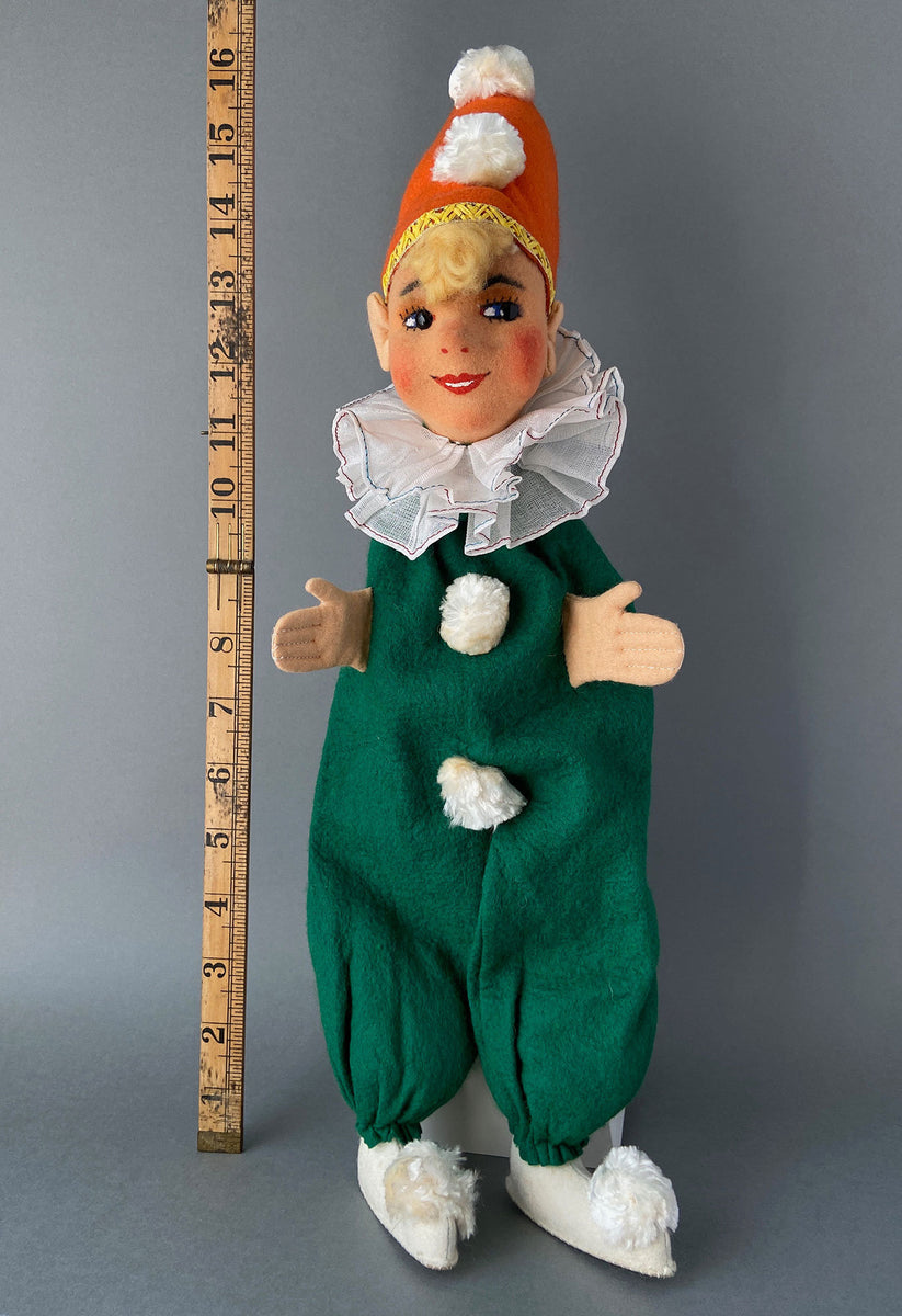 Vintage Else Hecht Jester Hand Puppet Doll – Once Upon A Puppet