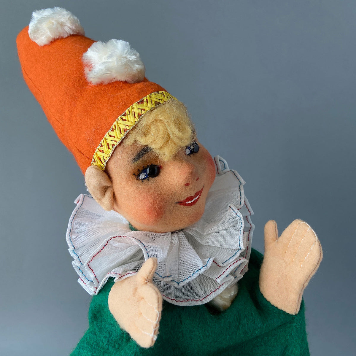 Else Hecht Vintage Else Hecht Jester Hand Puppet Doll – Once Upon A Puppet
