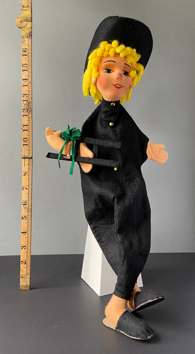 Else Hecht Vintage Else Hecht Chimney Sweep Hand Puppet Doll – Once Upon A Puppet