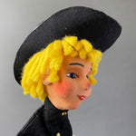 Else Hecht Chimney Sweep Hand Puppet Doll ~ 1920-30s Rare!